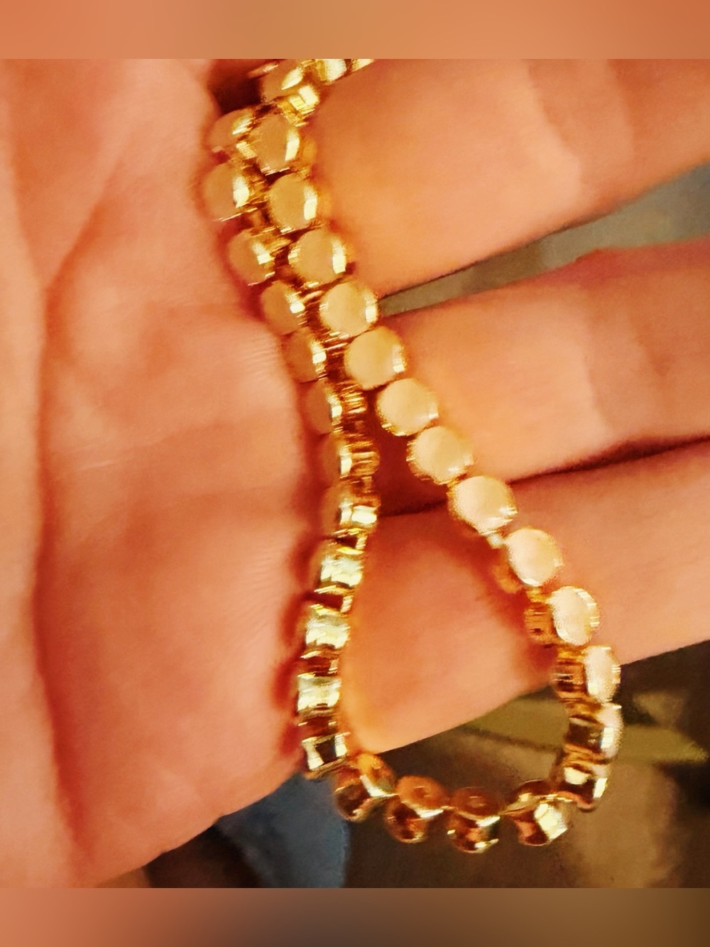 Shiny Gold-Link Bracelet